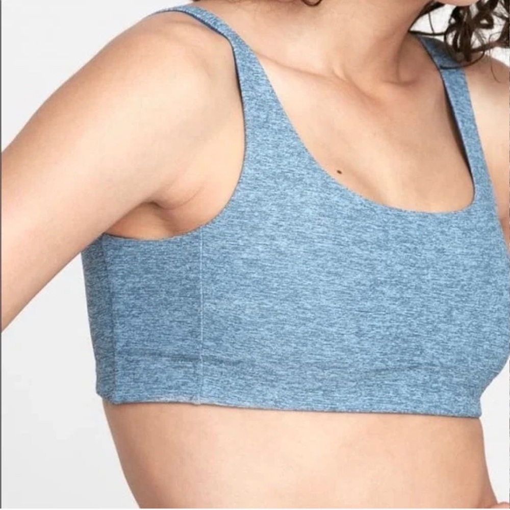 OUTDOOR VOICES Double Time Bra In Blue Size Sm